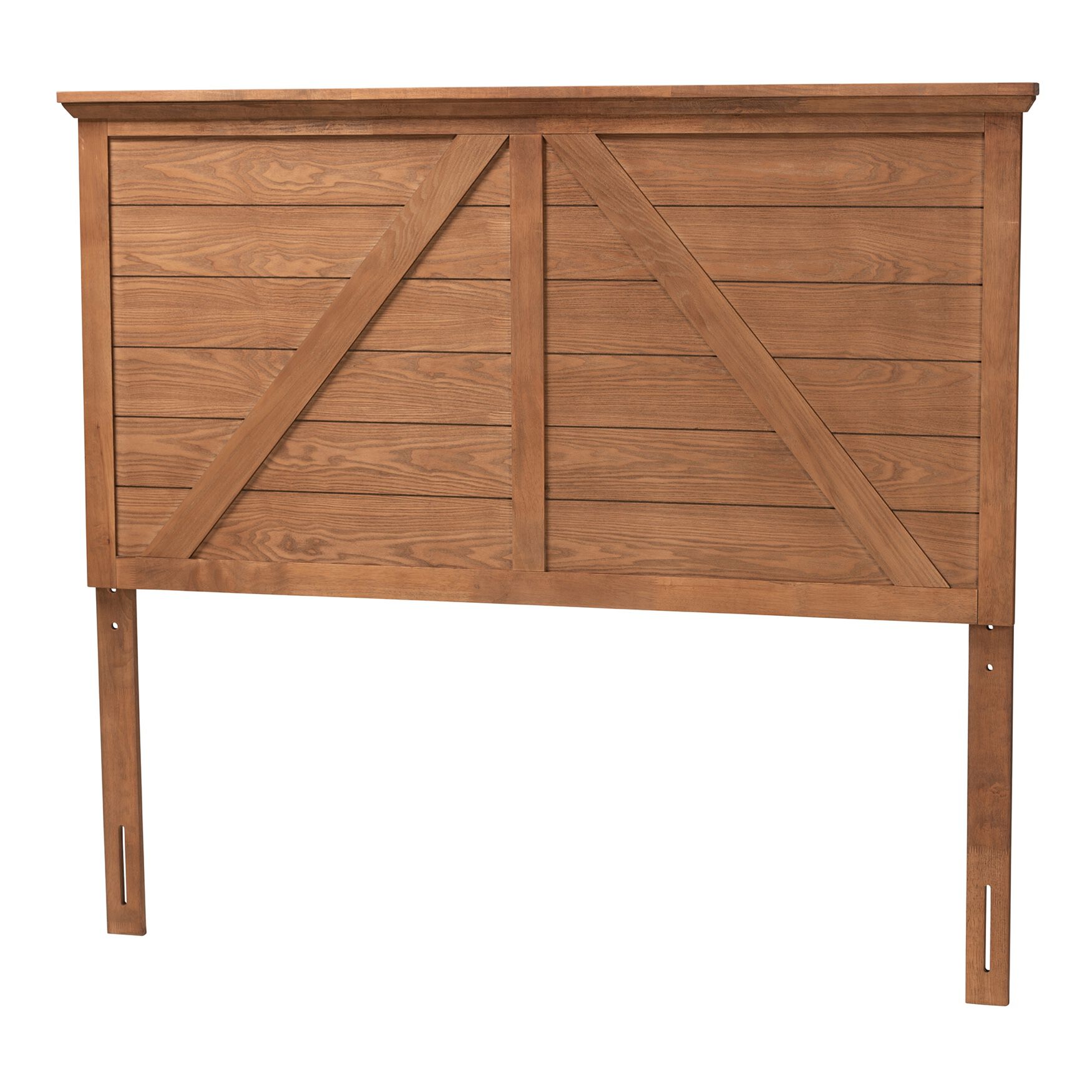 Yorick Classic And Traditional Ash Walnut Finished Wood Queen Size Headboard, ASH WALNUT, hi-res image number 0