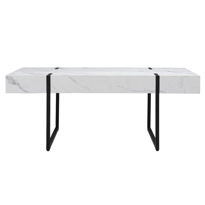 Rangley Modern Faux Marble Cocktail Table, , on-hover image number null