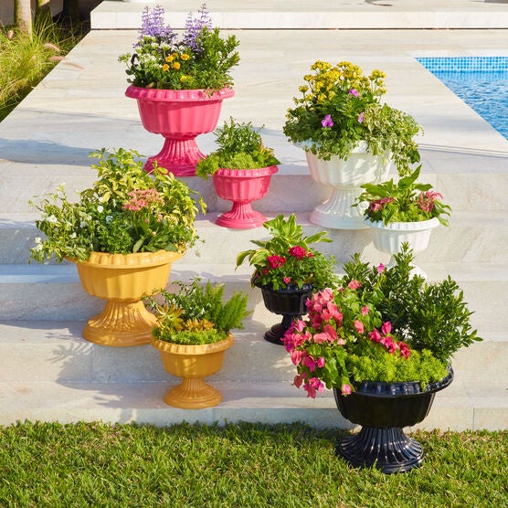 Set of 2 Planters, PINK, hi-res image number null
