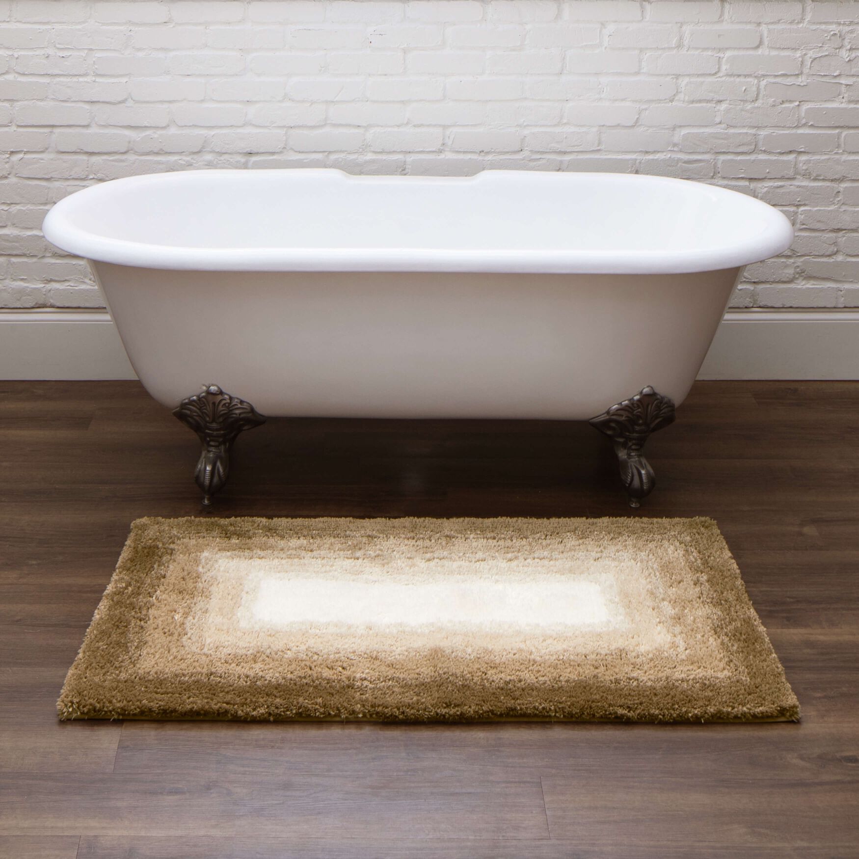 Ombre Border Bath Rug, , alternate image number 7
