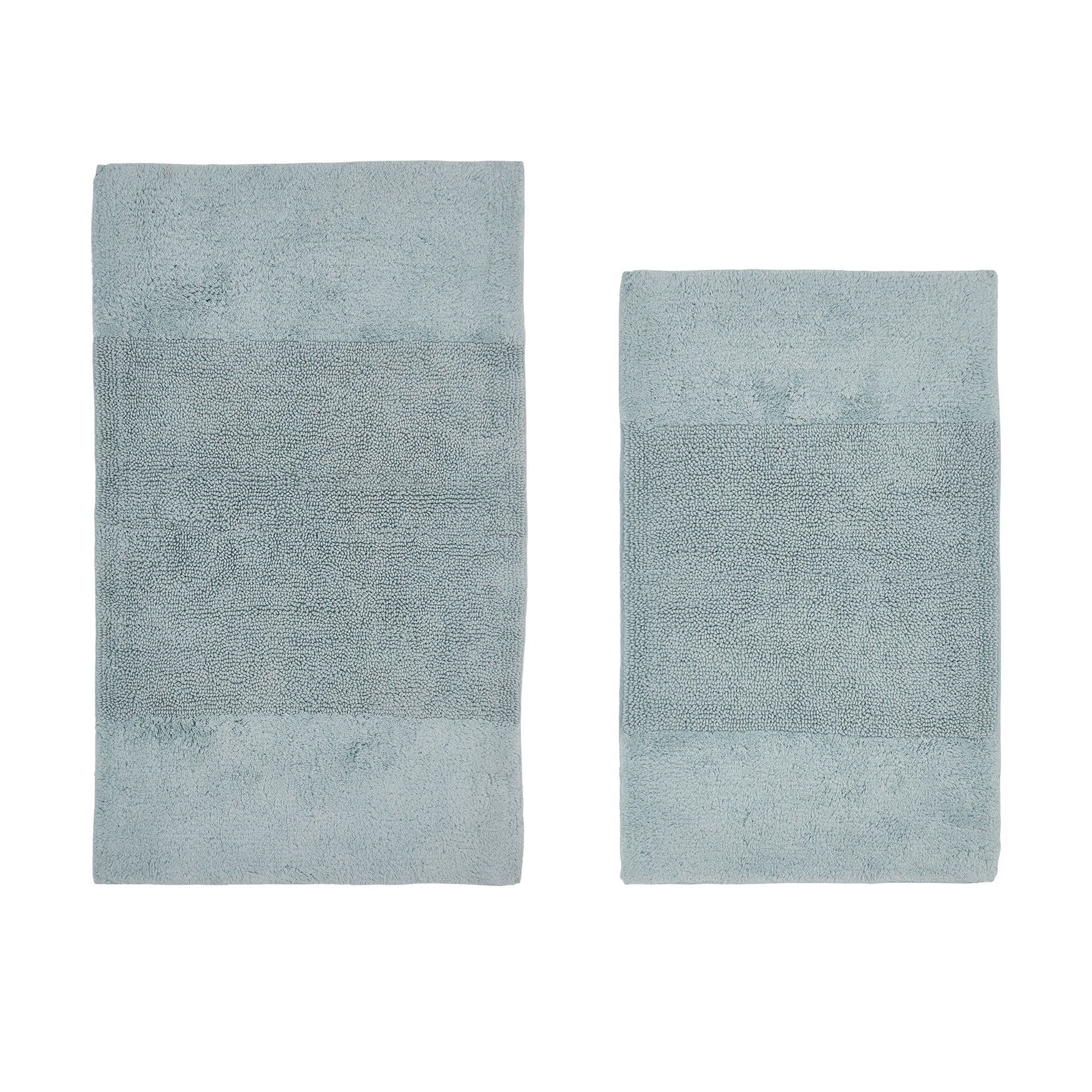 Granada Collection 100% Cotton 2 Piece (21 inches X 34 inches | 24 inches X 40 inches) Bath Rug Set, BLUE, hi-res image number 0