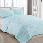 Sleepy Texture Quilt Set, TURQUOISE, hi-res image number null