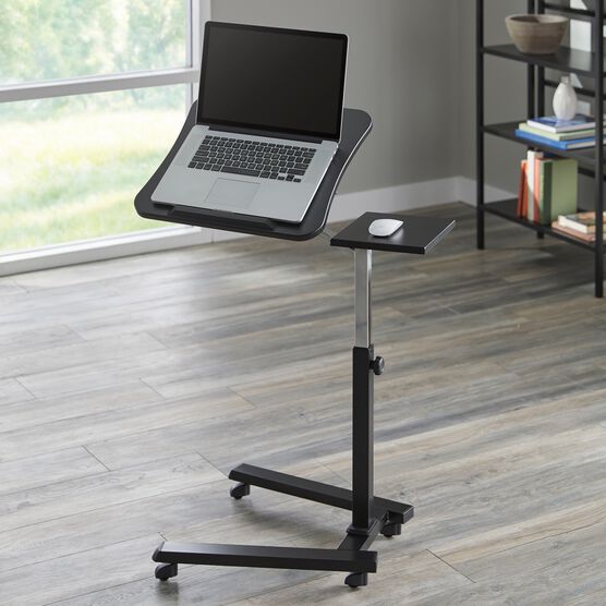 Adjustable Laptop Cart with Work Station, , on-hover image number null