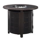 Columbia 34" Aluminum Round LPG Fire Pit, , alternate image number null