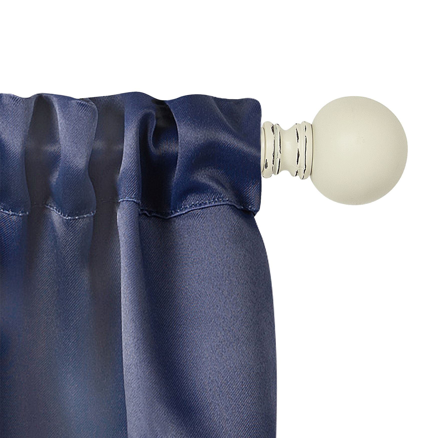Innovative Decorative Room Darkening Wrap Around Rod & Finial 48-86, , alternate image number 20