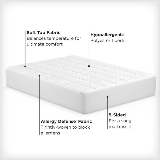 AllerEase Ultimate Mattress Pad, , alternate image number 3