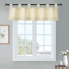 Weathermate Room Darkening Tab Top Flat Valance