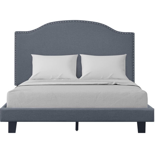 Madison Platform Bed, Gray, Queen, GRAY, hi-res image number 0