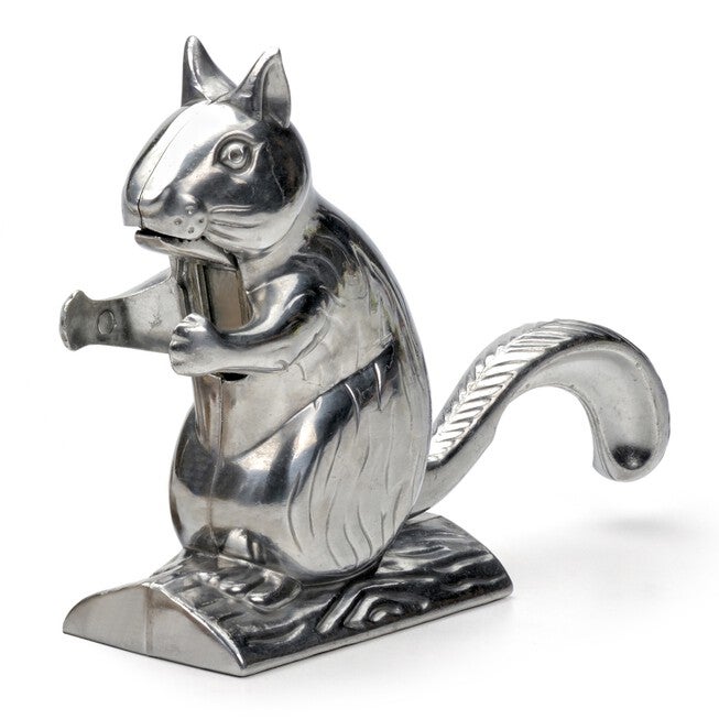 Nutty Squirrel Nutcracker, GRAY, hi-res image number 0
