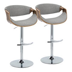 Curvo Adjustable Barstool - Set Of 2
