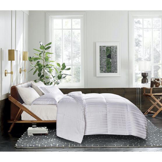 Kathy Ireland 3-Pc Reversible Down Alternative Comforter, White Beding, , alternate image number null