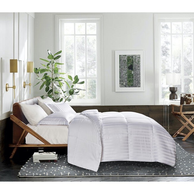 Kathy Ireland 3-Pc. Reversible Down Alternative Comforter, White Beding, , alternate image number 2