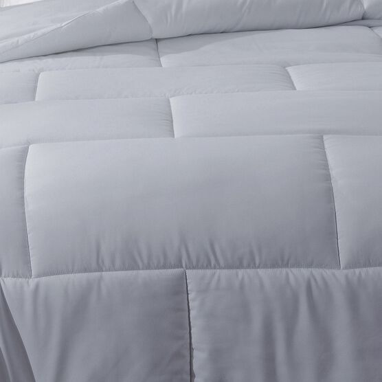 Subway Tile Down Alternative Comforter, Glacier Grey, , on-hover image number null