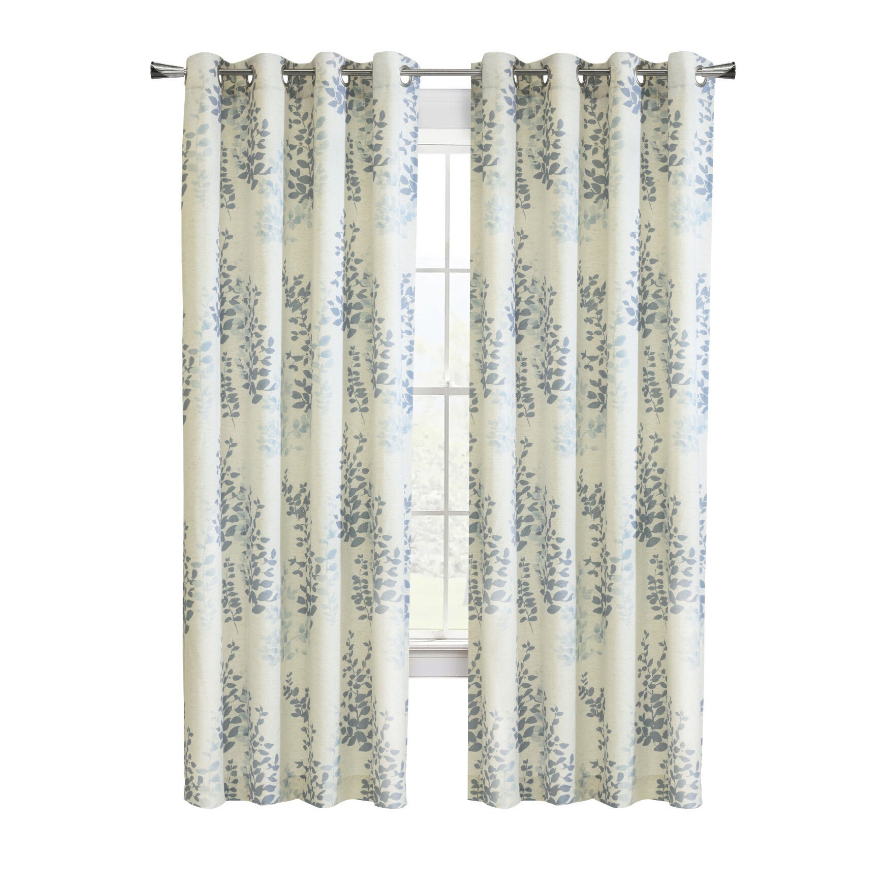 Lana Light Filtering Grommet Curtain Panel, , on-hover image number 1