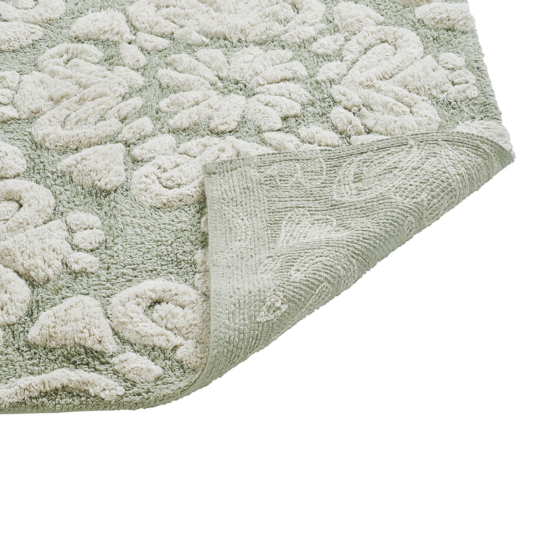 Medallion Collection 100% Cotton 20 inches X 20 inches Contour Bath Rug, , alternate image number 5