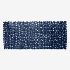 Extra Long Tub Mat With River Stones Design