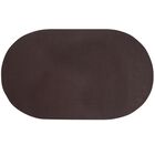 Alpine Braid Collection Reversible Indoor Area Rug, 60" x 96" Oval in Better Trends, CHOCOLATE SOLID, hi-res image number null