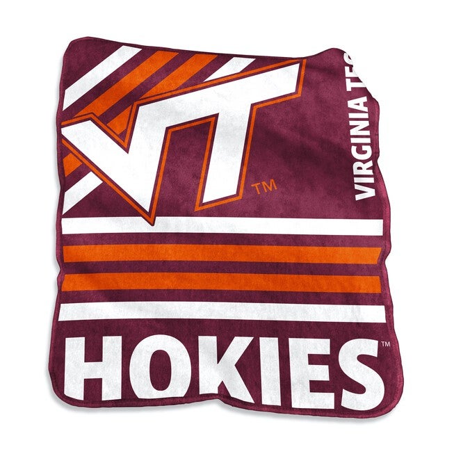 Virginia Tech Raschel Throw Home Textiles, MULTI, hi-res image number 0