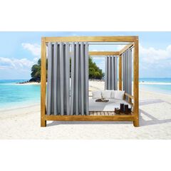 Seascapes Light Filtering Grommet Outdoor Curtain Panel Pair