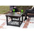 Hammer Tone Bronze Finish Cocktail Table Fire Pit, , alternate image number null