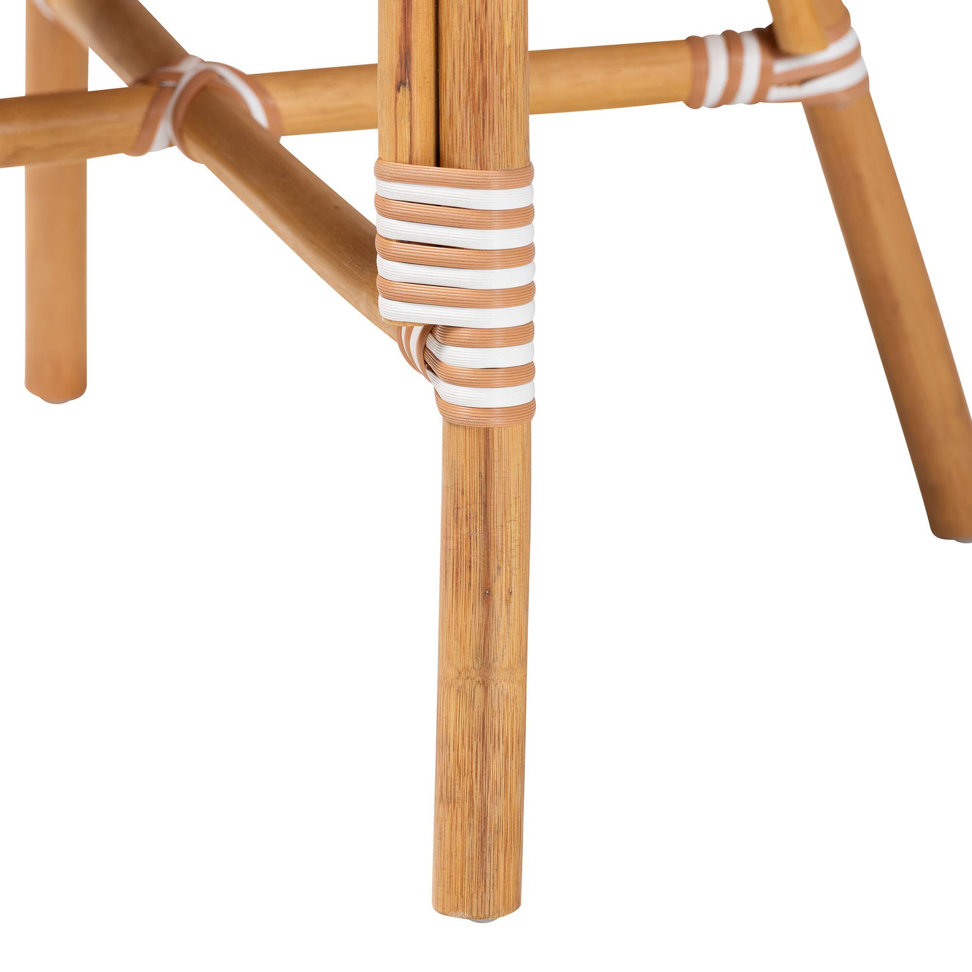 Mattie Rattan Bistro Chair, BEIGE, alternate image number 6