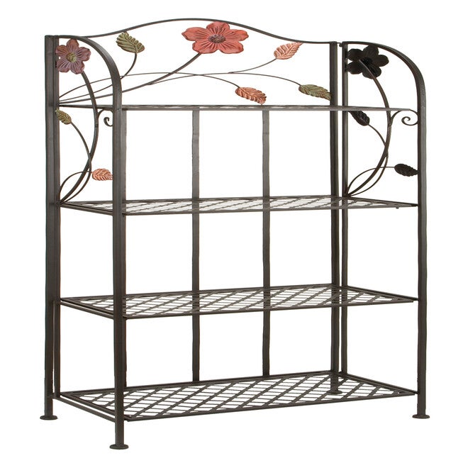 Black Iron Traditional Baker'S Rack, BLACK, hi-res image number 0
