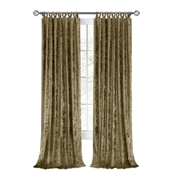 Harper Criss-Cross Window Curtain Panel - 50x63, MOSS, hi-res image number null