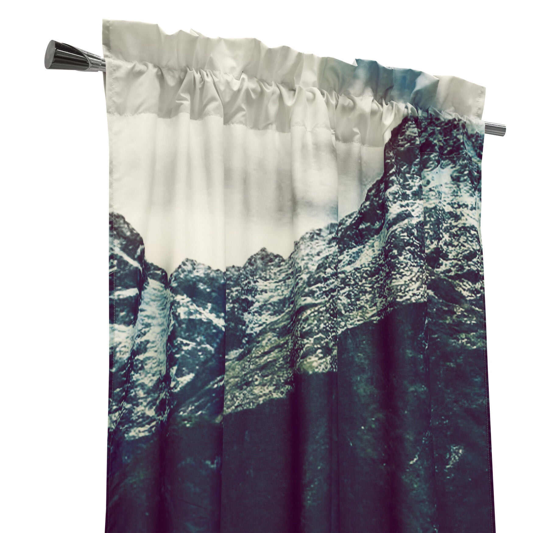 Photo Real Bald Eagle Light Filtering Pole Top Curtain Panel Pair, , alternate image number 3