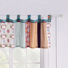 Thalia Window Treatment Valance Curtains, Tango