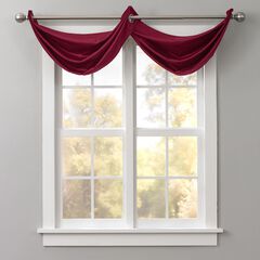 BH Studio Room-Darkening Waterfall Grommet Valance