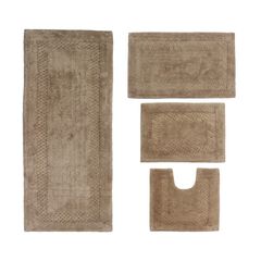 Classy 3-Pc. Bath Mat Set