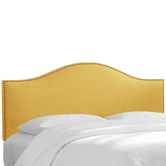 Ashland Nail Button Headboard, LINEN FRENCH YELLOW, hi-res image number null