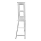 Spacesaver 100% Solid Wood Over The Toilet Rack with Shelves - White, , alternate image number null