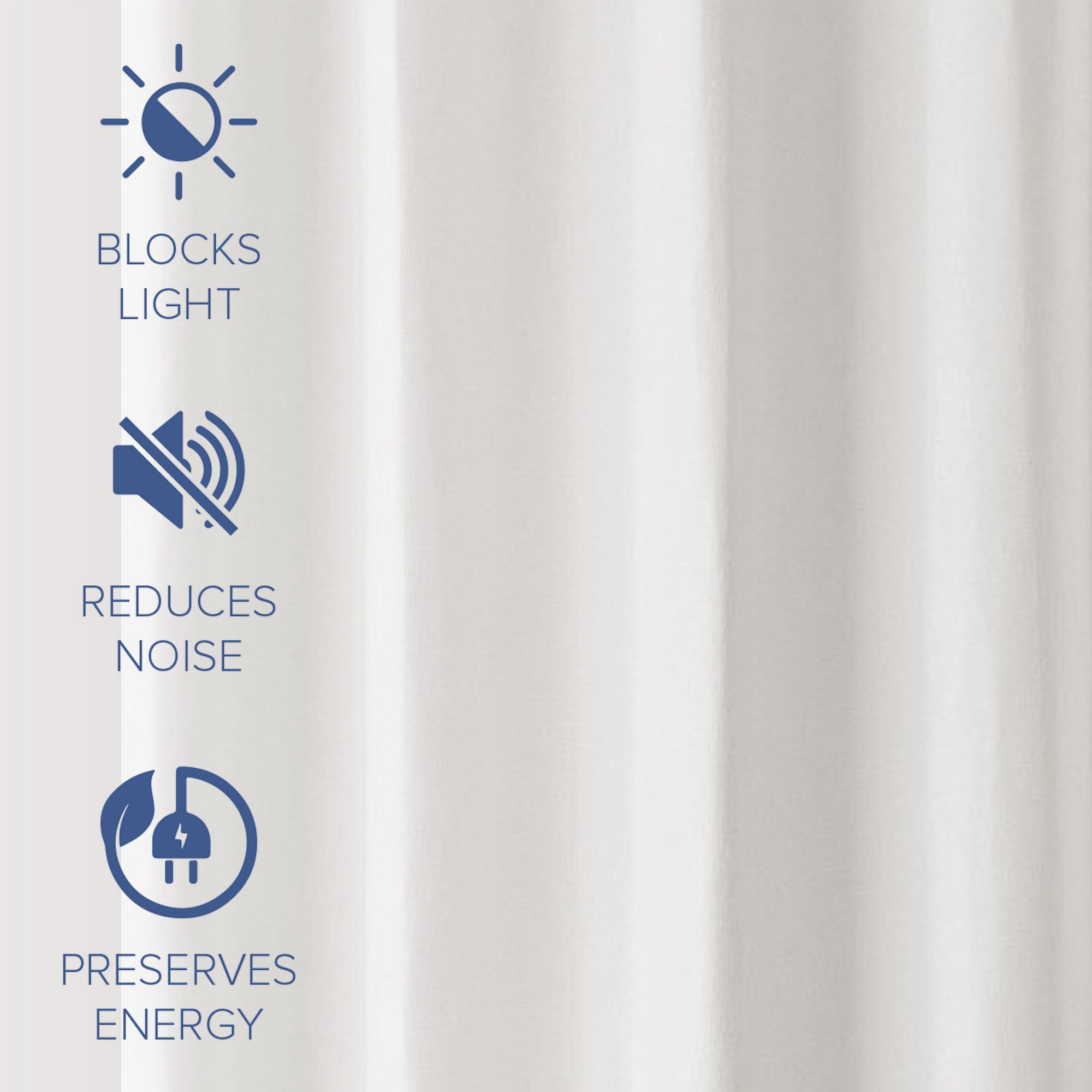 Linen Texture 100% Blackout Grommet Pair, WHITE, alternate image number 4