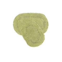 Double Ruffle 2 Piece Set Bath Rug Collection