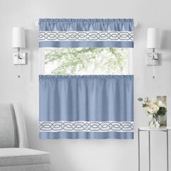 Paige Tier and Valance Window Curtain Set
