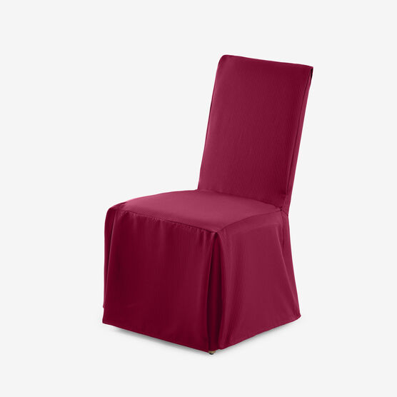Metro Dining Room Chair Cover, BURGUNDY, hi-res image number null