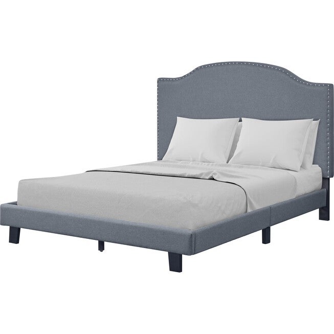 Madison Platform Bed, Gray, Queen, GRAY, alternate image number 2