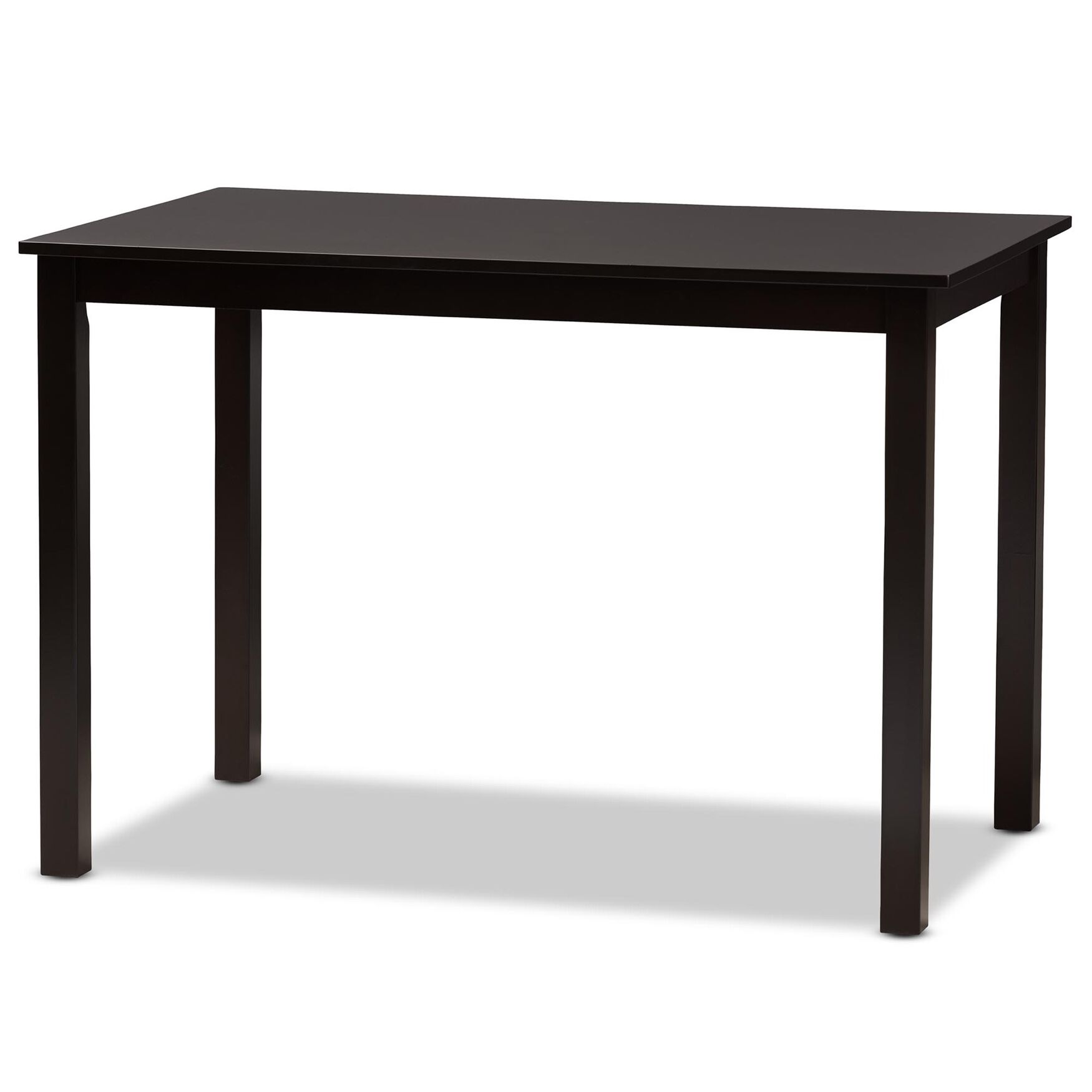 Eveline Modern Espresso Brown Finished Wood 43-Inch Dining Table, ESPRESSO BROWN, hi-res image number 0