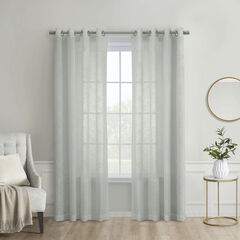 Boucle Sheer Grommet Curtain Panel