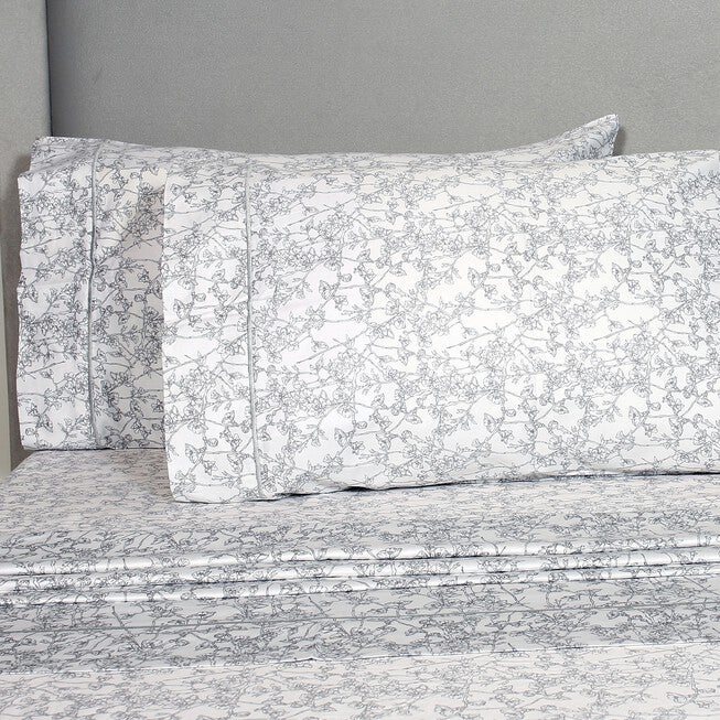 Cherry Blossom Cotton Sheet Set, , on-hover image number 1