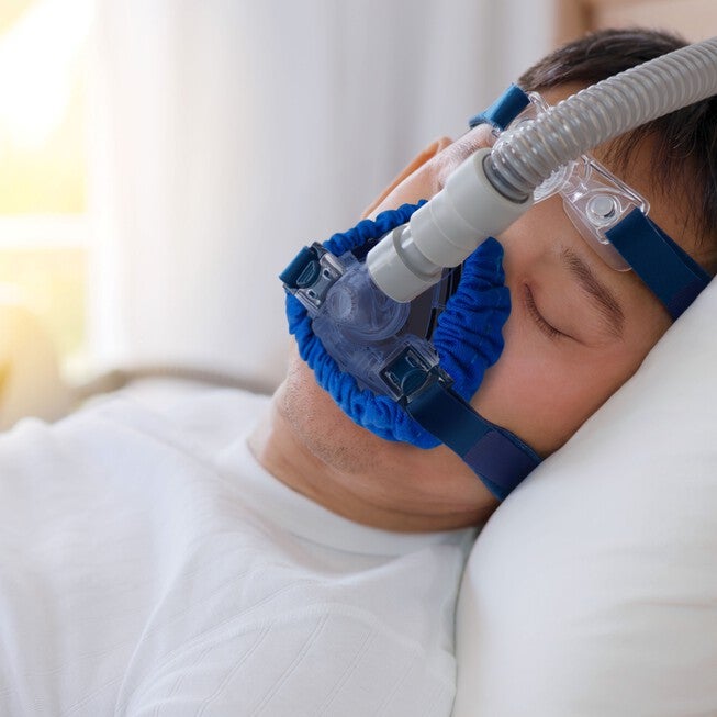 CPAP Full Face Mask Comfort Liner, Set of 2, BLUE, hi-res image number null