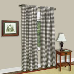 Buffalo Check Window Curtain Panel