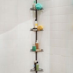 4-Tier Corner Shower Shelf