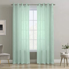 Boucle Sheer Grommet Curtain Panel