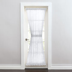 BH Studio Sheer Voile Door Panel With Tiebacks