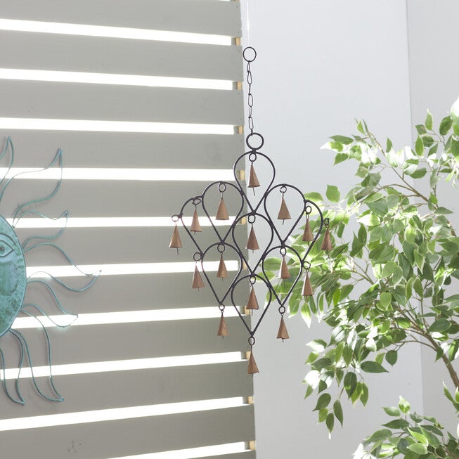 Brass Metal Eclectic Windchime, , alternate image number null