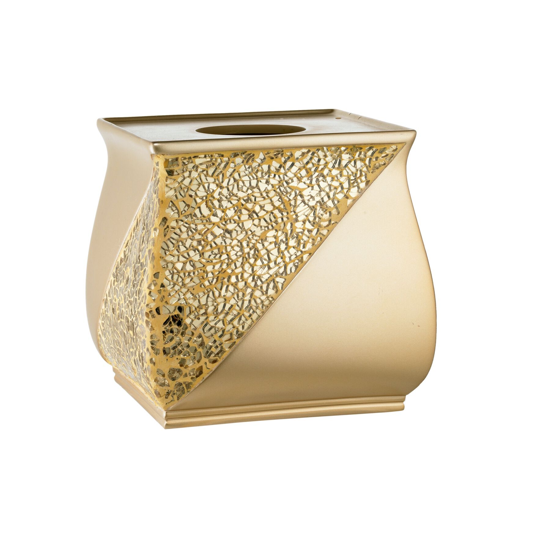 Sinatra Tissue Box, CHAMPAGNE GOLD, hi-res image number 0
