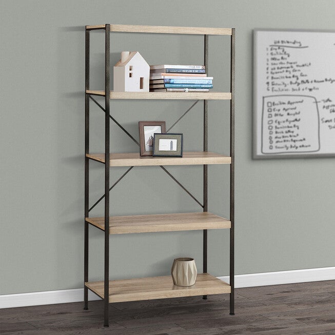 Langer Light Oak Bookcase Bookcase, , on-hover image number null