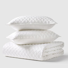 PREMIER SATEEN FULL/QUEEN 3PC. QUILT SET